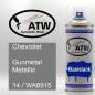 Preview: Chevrolet, Gunmetal Metallic, 14 / WA8915: 400ml Sprühdose, von ATW Autoteile West.